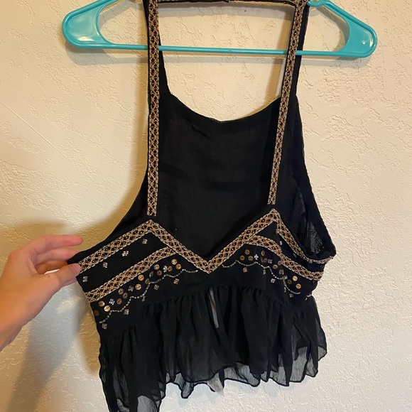 Free People intricate beaded top - Picture 5 of 11